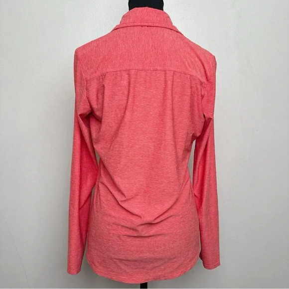 Eddie Bauer Womens Size Small Button Collar Wicking Pocket Long Sleeve  Top - Picture 2 of 14